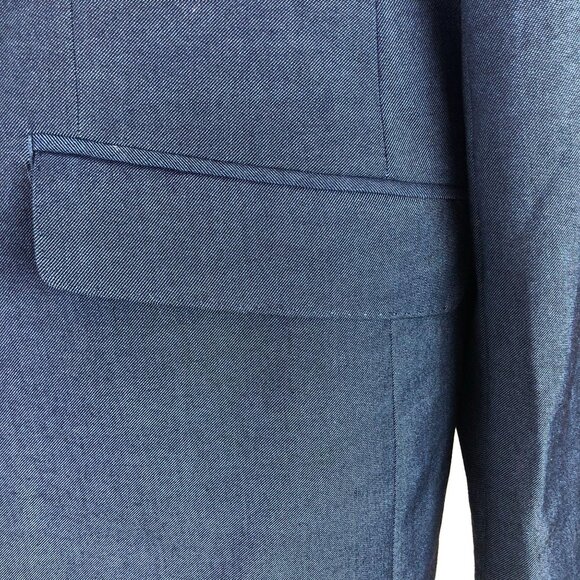 Savile Row Blue Trim Fit Brixton Suitcoat Jacket 42L NWOT - Picture 5 of 10